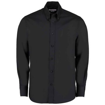 Kustom Kit Premium Long Sleeve Tailored Oxford Shirt
