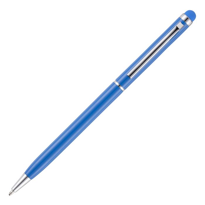 Soft Top Tropical Stylus Ball Pen-LIGHT BLUE